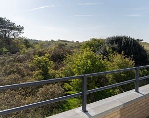 Panoramisch uitzicht op natuur vanuit Zand appartement, Nes, Ameland.