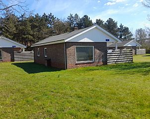 Groene omgeving rondom bungalow Klasina in Nes, Ameland biedt rust en natuurbeleving op de Waddeneilanden.
