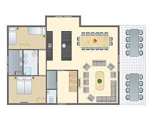 Verblijf 2101208 - Bungalow Oostelijk Flevoland - Waterparc Veluwemeer | 16-persoons villa | 16N