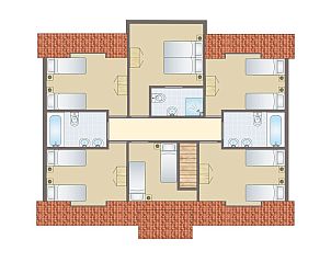 Verblijf 2101208 - Bungalow Oostelijk Flevoland - Waterparc Veluwemeer | 16-persoons villa | 16N