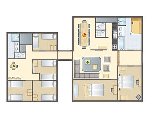 Verblijf 3201155 - Bungalow Veluwe - Heideheuvel | 12-persoons bungalow | 12L1