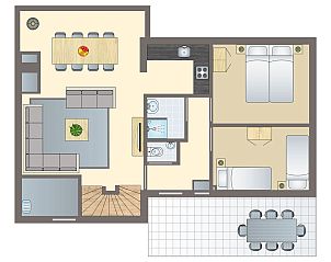 Unterkunft 430532 - Bungalow Noordoost Brabant - De Vers | 8-persoons bungalow | 8C3