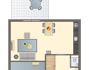 Guest house 430548 - Bungalow Noordoost Brabant - De Vers | 4-persoons bungalow | 4C3