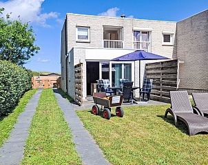 Unterkunft 4504150 - Ferienhaus Noordzeekust - Vakantiehuis Ferienbungalow Abbes mit Garten und Terrasse