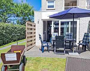 Unterkunft 4504150 - Ferienhaus Noordzeekust - Vakantiehuis Ferienbungalow Abbes mit Garten und Terrasse