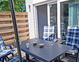 Unterkunft 4504150 - Ferienhaus Noordzeekust - Vakantiehuis Ferienbungalow Abbes mit Garten und Terrasse