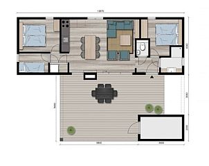 Guest house 450492 - Holiday property Noordzeekust - 6 persoons Lodge