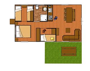 Verblijf 450494 - Tenthuis Noordzeekust - Safaritent 6 persoons.