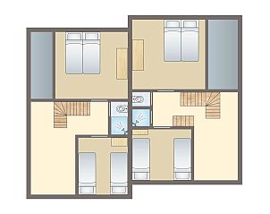 Unterkunft 454056 - Bungalow Noordzeekust - Beach Resort Ooghduyne | 10-persoons villa | 10FL