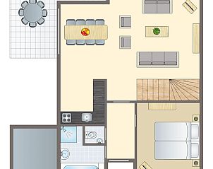 Unterkunft 454078 - Bungalow Noordzeekust - Beach Resort Ooghduyne | 8-persoons villa | 8L1