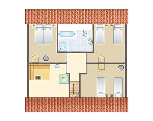 Unterkunft 454084 - Bungalow Noordzeekust - Beach Resort Ooghduyne | 10-persoons villa | 10L1