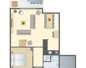Unterkunft 454090 - Bungalow Noordzeekust - Beach Resort Ooghduyne | 8-persoons kindervilla | 8LK
