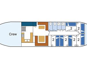Unterkunft 461204 - Ferienhaus IJsselmeerkust - Vakantiehuis Hotelschiff Tjalkjacht Pelikaan