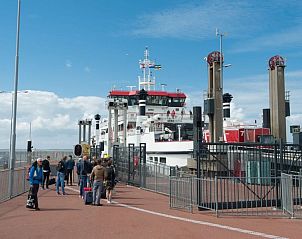 Fhranleger nach Ameland, Zugang zur CORIMAR-Htte in Ballum.
