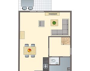 Unterkunft 6004111 - Bungalow Schouwen-Duiveland - Resort Haamstede | 4-persoons bungalow | 4B4