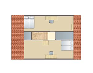 Unterkunft 6004114 - Bungalow Schouwen-Duiveland - Villapark Livingstone | 6-persoons villa | 6D2