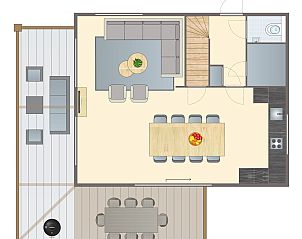 Unterkunft 6004117 - Bungalow Schouwen-Duiveland - 8-persoons buiten bungalow | 8CE