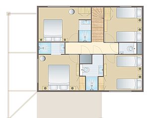 Unterkunft 6004117 - Bungalow Schouwen-Duiveland - 8-persoons buiten bungalow | 8CE