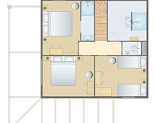 Unterkunft 6004124 - Bungalow Schouwen-Duiveland - 6-persoons bungalow | 6C