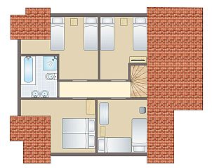 Unterkunft 600443 - Bungalow Schouwen-Duiveland - Duinpark 't Hof van Haamstede | 8-persoons bungalow | 8EL1