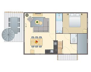Unterkunft 600725 - Bungalow Schouwen-Duiveland - 6-persoons bungalow | 6C