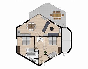 Guest house 620441 - Bungalow Walcheren - Comfort 8A