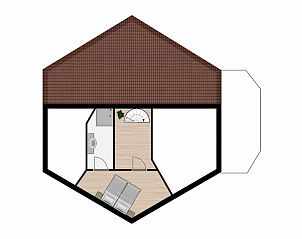 Guest house 620441 - Bungalow Walcheren - Comfort 8A