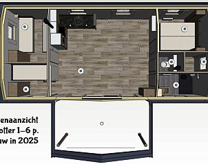 Guest house 620704 - Chalet Walcheren - Zeeotter 6 Persoons