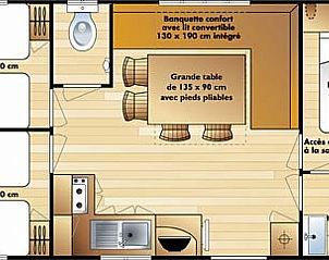 Unterkunft 640826 - Appartement Zuid-Beveland - Appartement Mobilheim Budget 6p auf dem Campingplatz Schelde